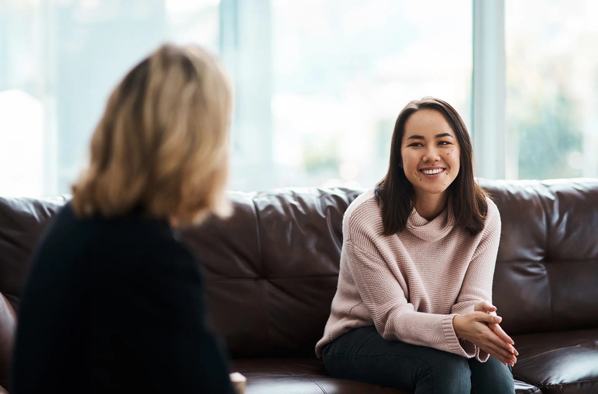 women talking